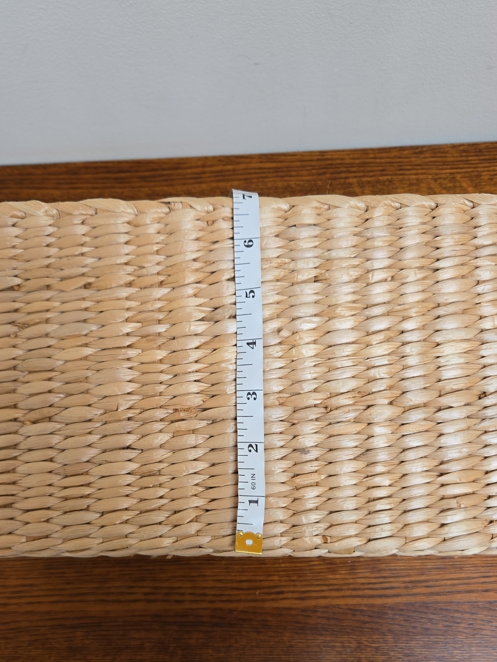 Woven Natural Seagrass Storage Basket - Neutral - Picture 7 of 10
